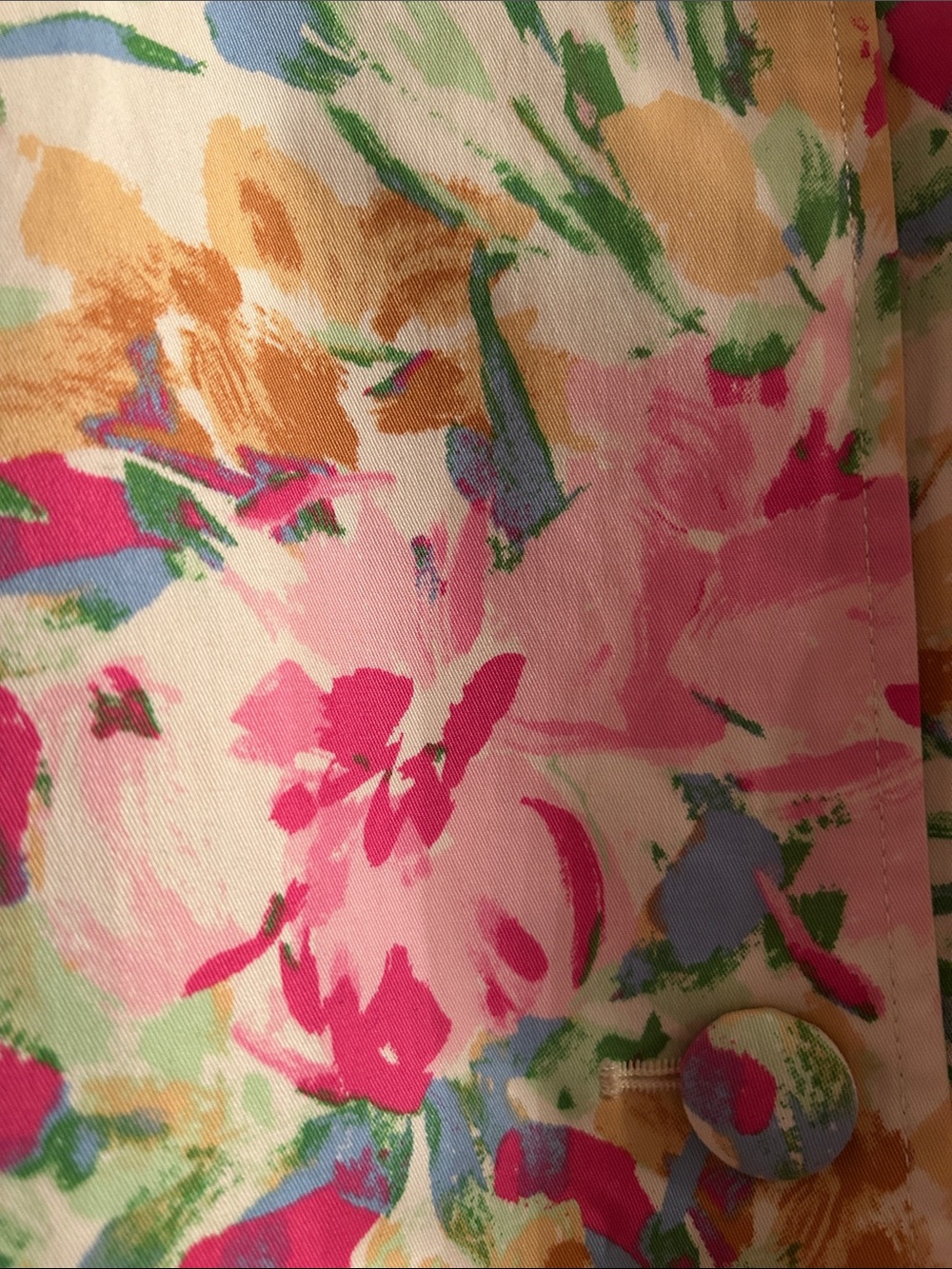 NEW Free Assembly Floral Pink Lightweight Car Coat - Picture 4 of 4